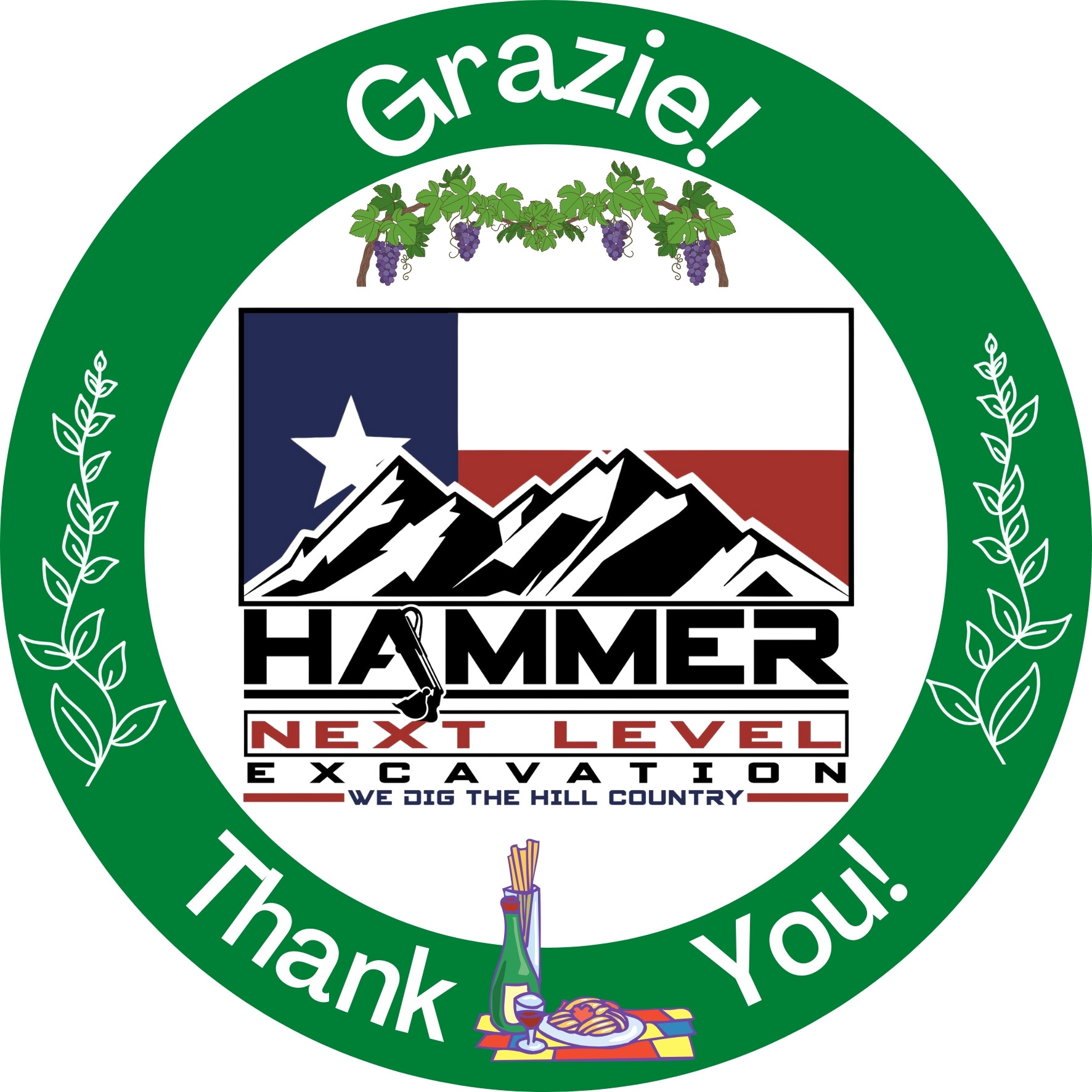 Hammer Excavating Napoli Sponsor