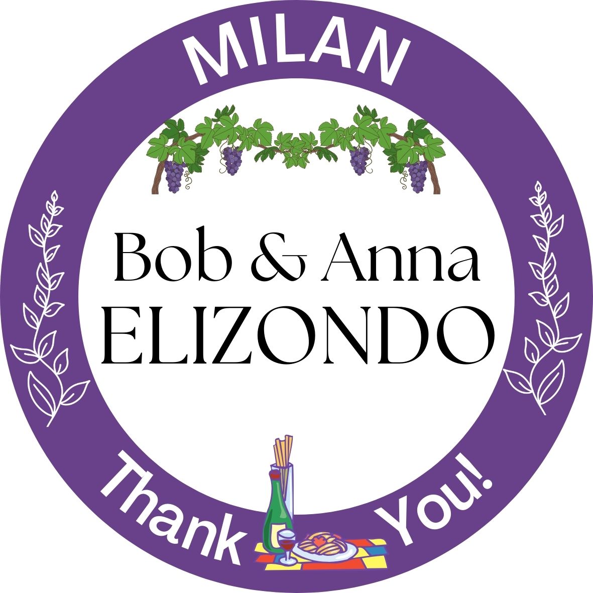 Bob & Anna Elizondo Milan Sponsor
